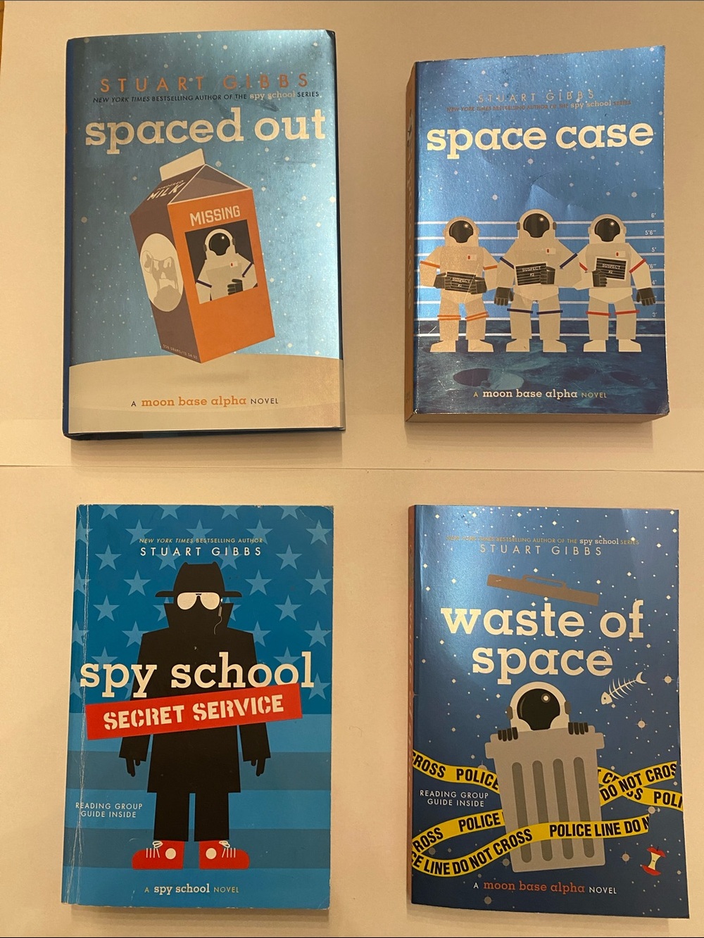Stuart Gibbs four book bundle